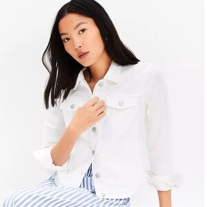 Women's White Denim Jacket